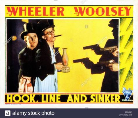 HOOK, LINE AND SINKER, Bert Wheeler, Robert Woolsey [Wheeler and Woolsey], 1930